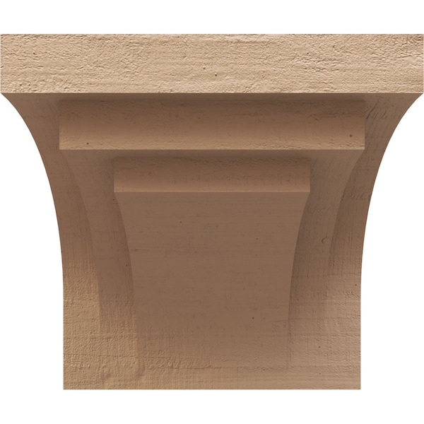 8in. W X 8in. D X 8in. H Series 1 Wide Rockford Rough Cedar Woodgrain TimberThane Corbel, Primed Tan